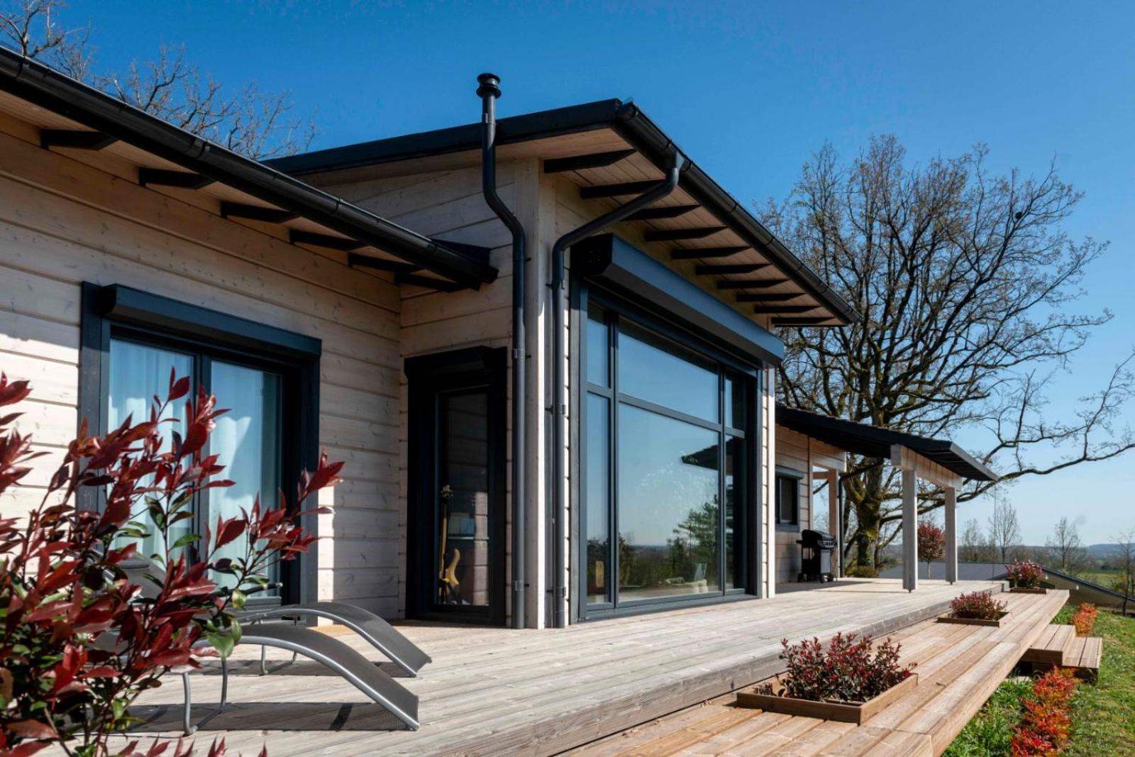 Maison Ecologique De Qualite Superieure Monflanquin Esterno foto