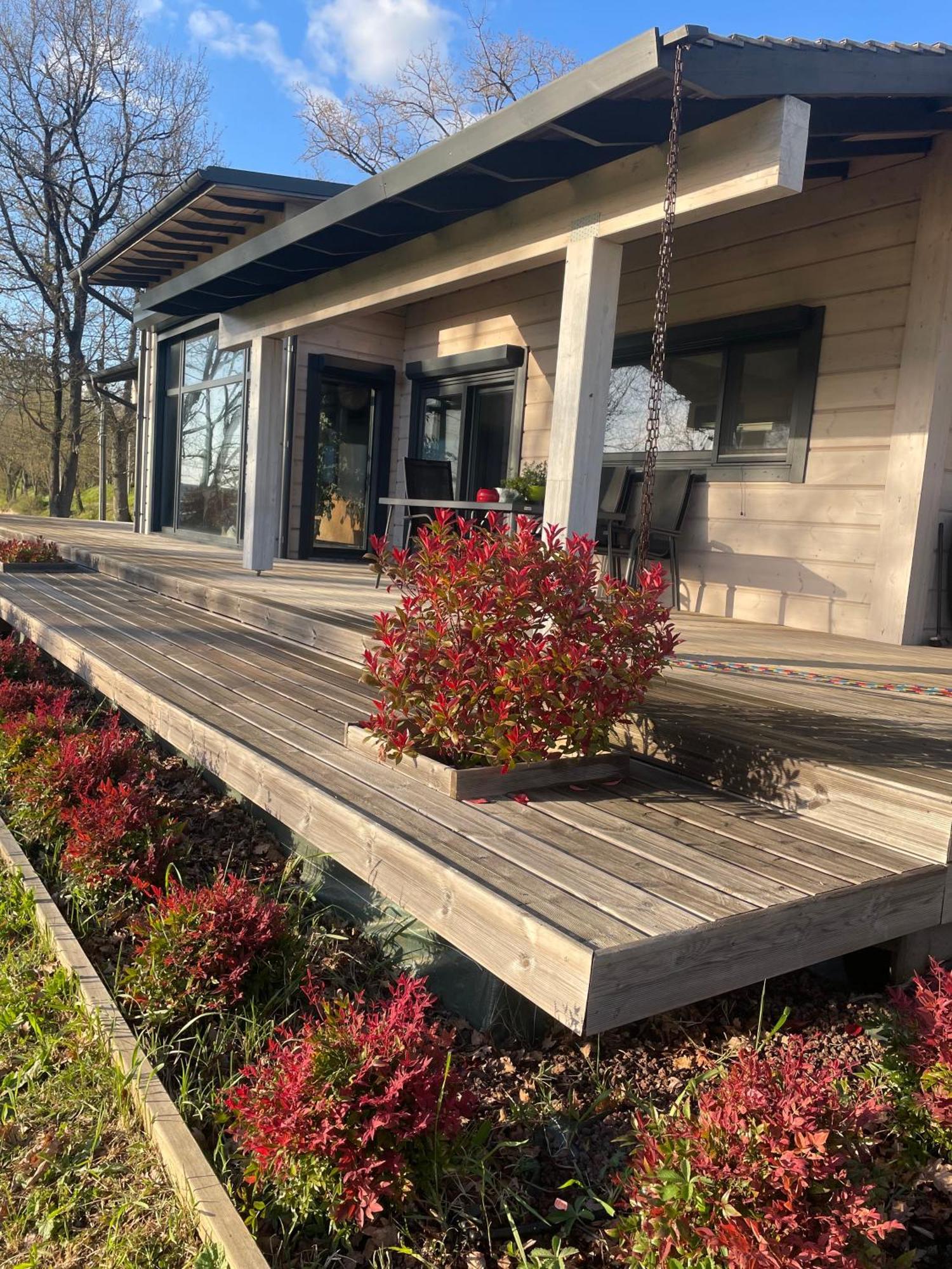 Maison Ecologique De Qualite Superieure Monflanquin Esterno foto